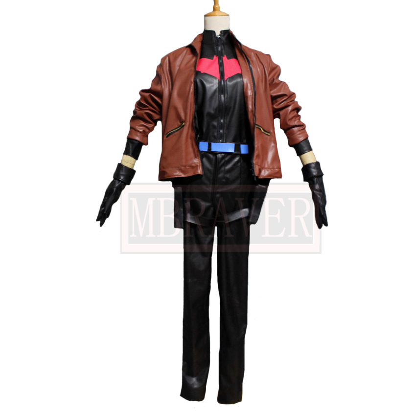 Anime Cosplay Robin - Superhero Red Hood Jason Todd Robin