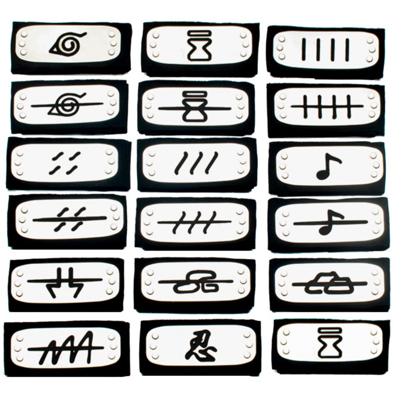 Naruto Headband Metal - Anime Naruto Headbands Cosplay Uzumaki Akatsuki