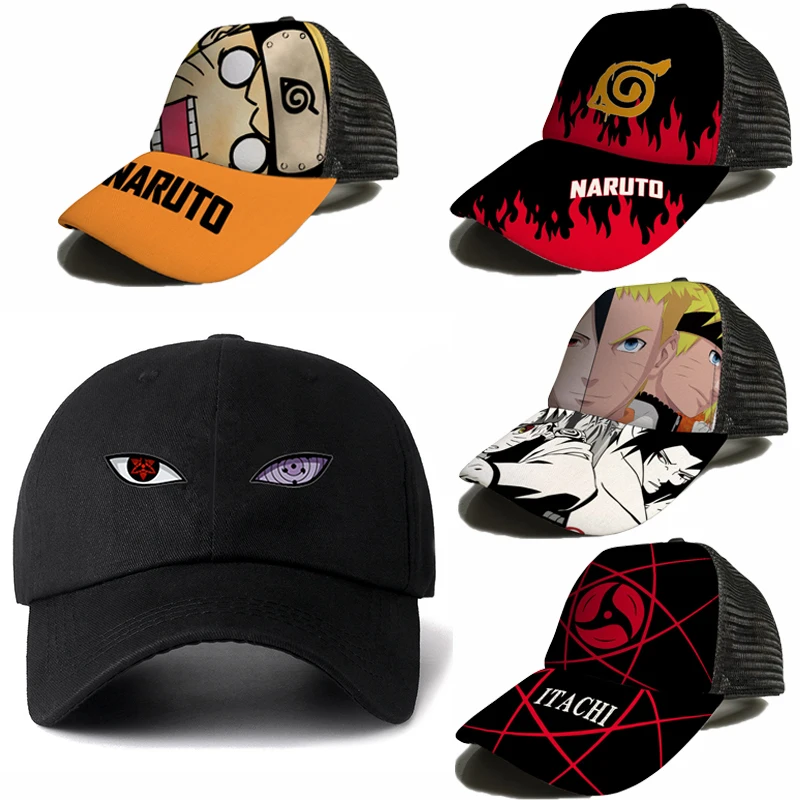 Naruto Headband Metal - Anime Naruto Baseball Cap Summer Beach