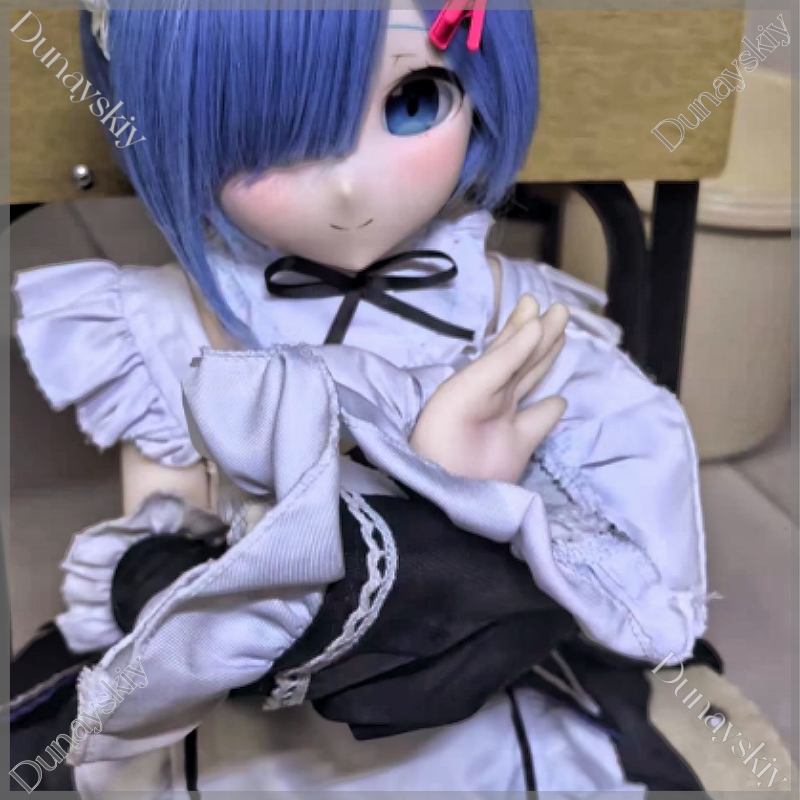 Anime Cosplay Rem - RE0 Rem Ram BJD Fits 100-170cm