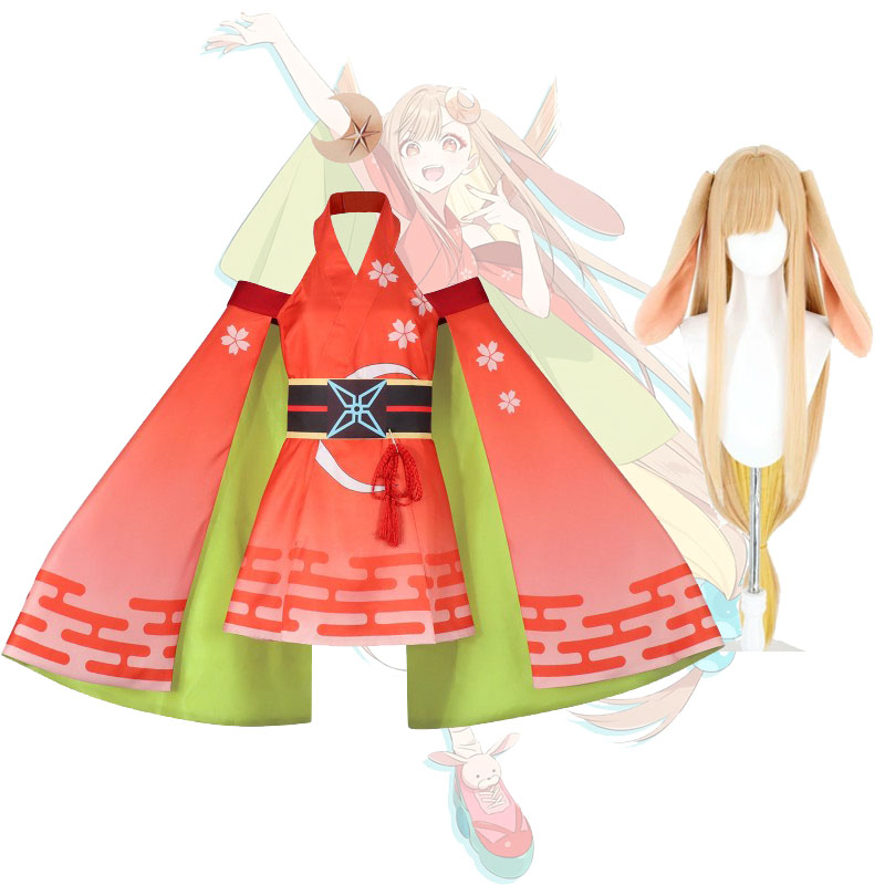 Anime Cosplay Kimono - 2026 Cosmic Kaguya Cosplay Kimono Set