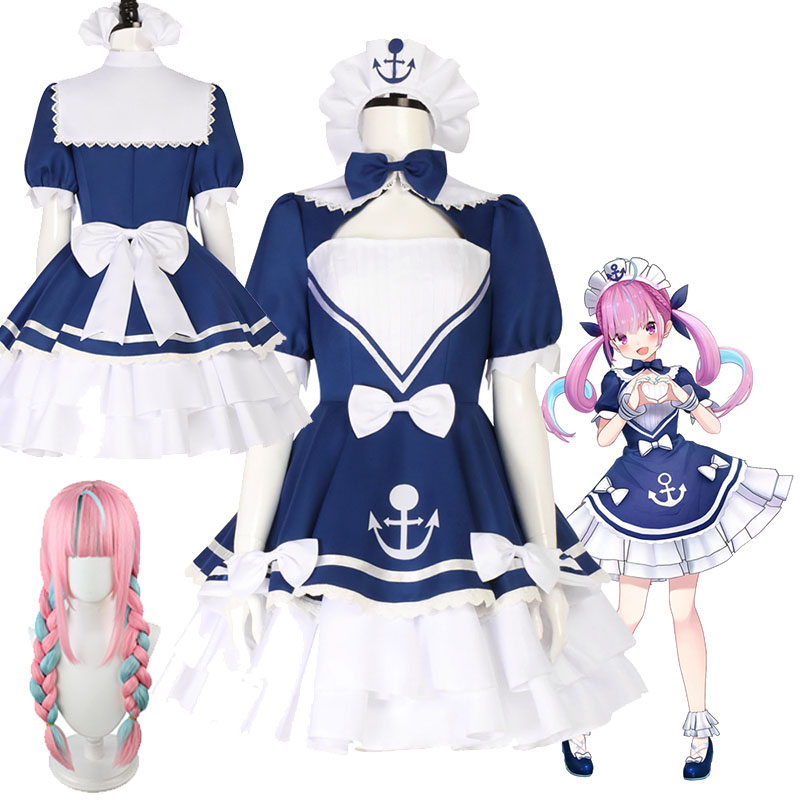 Anime Cosplay Japanese - WHH Cosplay Costume Japanese Streamer Minato