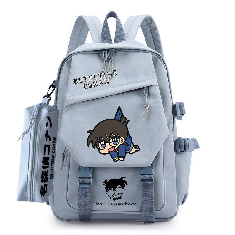 Anime Cosplay Duo - Cartoon Detective Conan anime large-capacity backpack