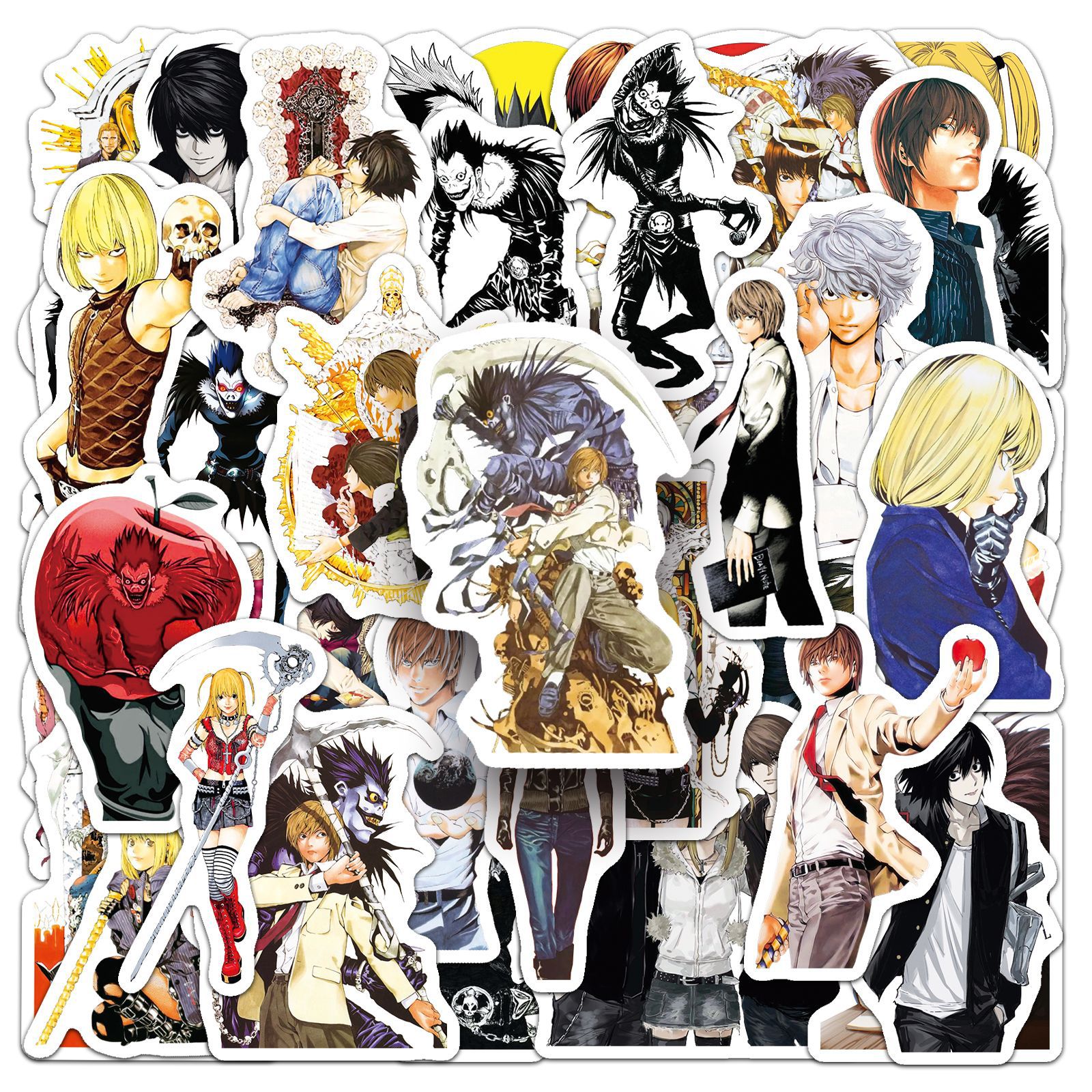 Death Note Replica - 50PCS Death Note Stickers Yagami Light