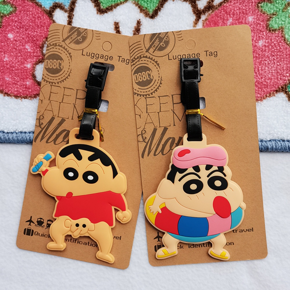 Anime Cosplay Girl Name - Cartoon Crayon Shin-chan Luggage Tag Anime