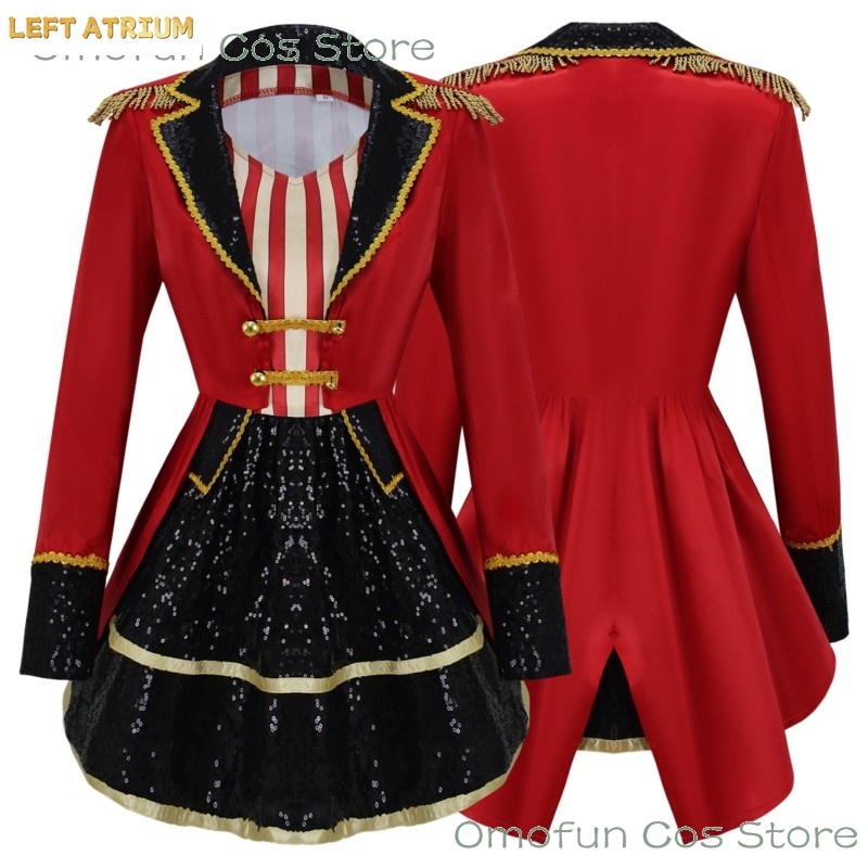 Anime Cosplay Events 2026 - Circus Ringmaster Costume for Women Blazer
