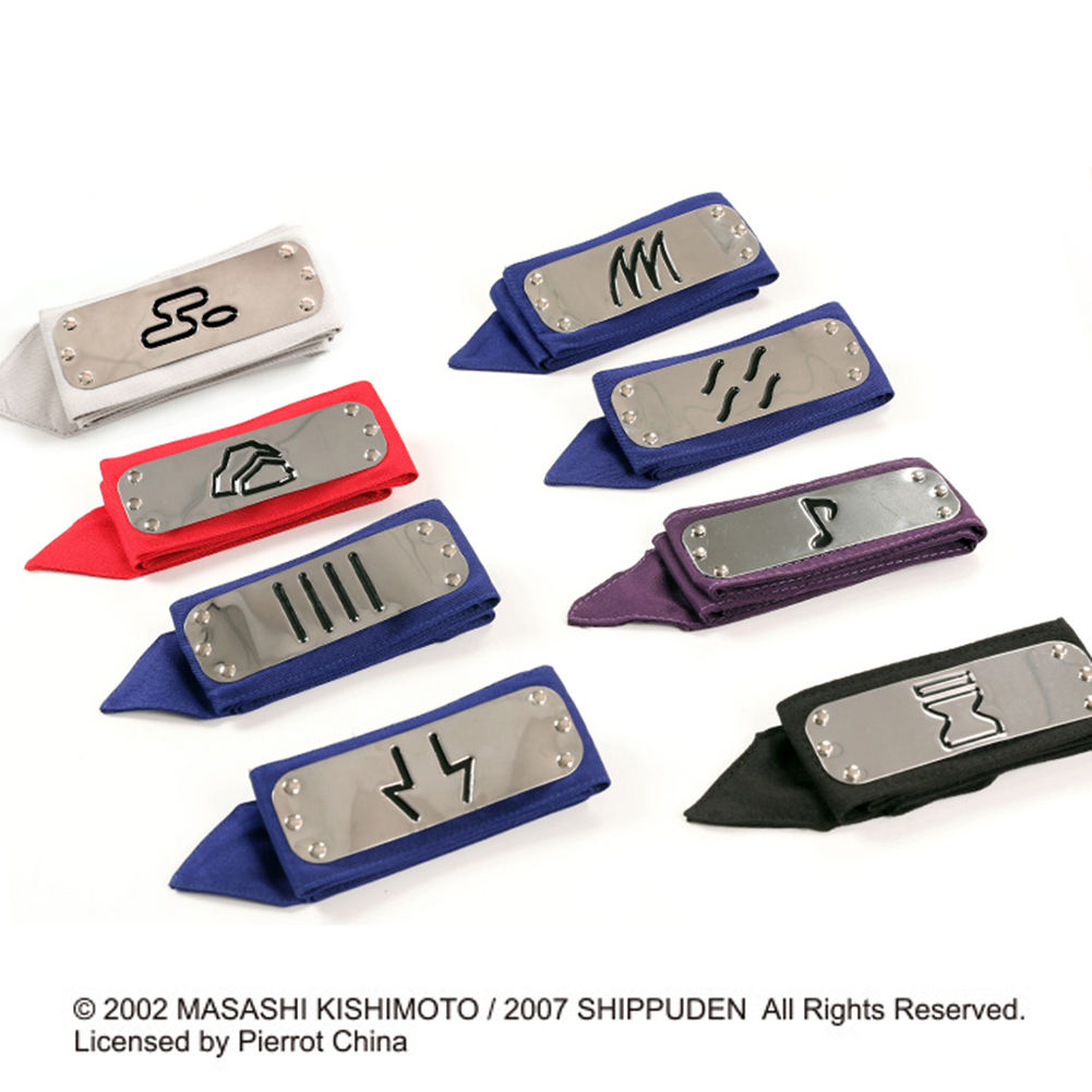 Naruto Headband Metal - NARUTO Killer Bee Gaara Zabuza Kimimaro