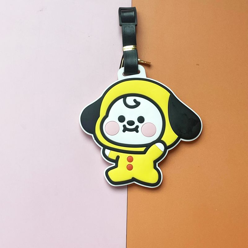 Anime Cosplay Girl Name - Anime BT21 Travel Luggage Tags Cute