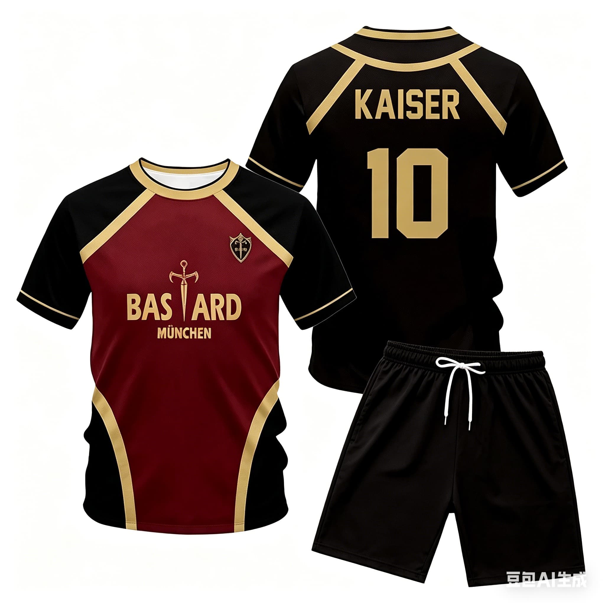 Anime & Cosplay Expo Acx 2025 - Anime Kaiser Jersey Set Japanese Anime