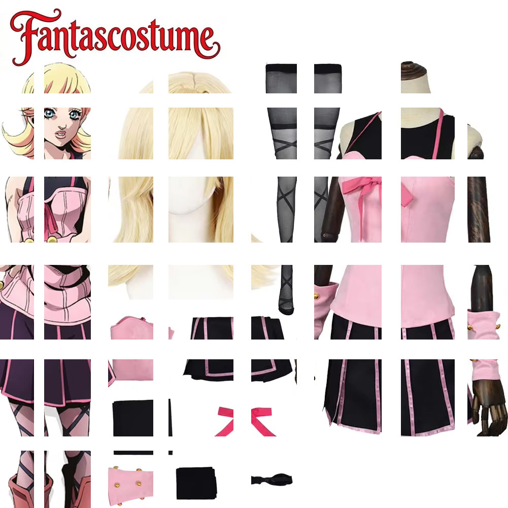 Cosplay Anime Jojo - Lucy Steel Cosplay JoJo Anime Bizarre