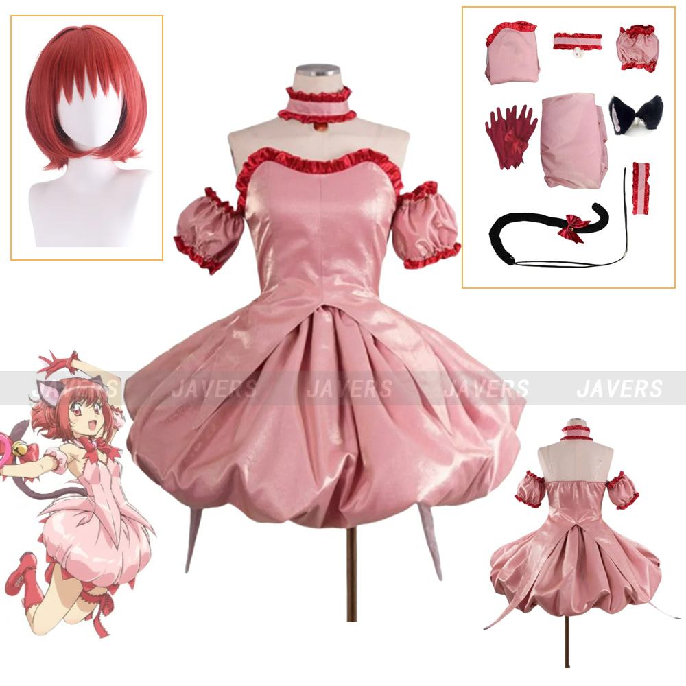 Anime Cosplay Zero Two - Tokyo Mew Mew Momomiya Ichigo Anime