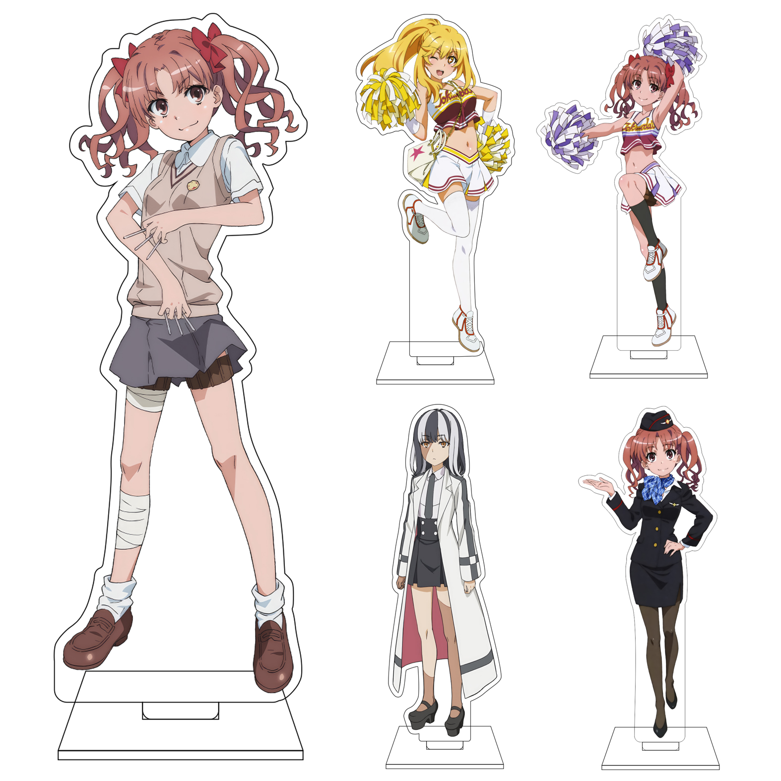 Anime Cosplay Sus - 16CM Anime Misaka Mikoto Cosplay Acrylic