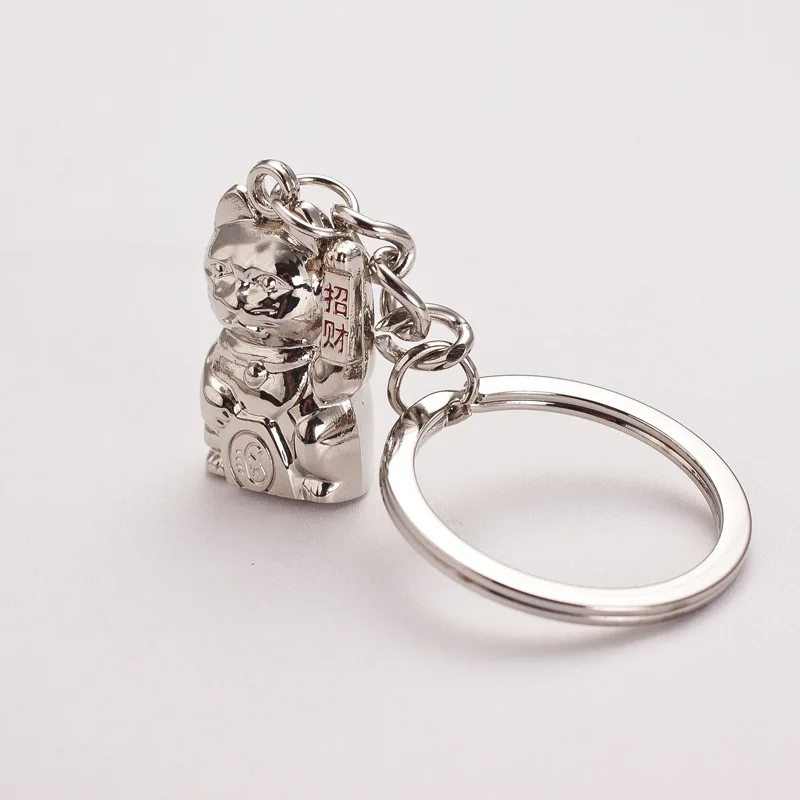 Naruto Headband Metal - 3D welcoming cat lucky cat keychain