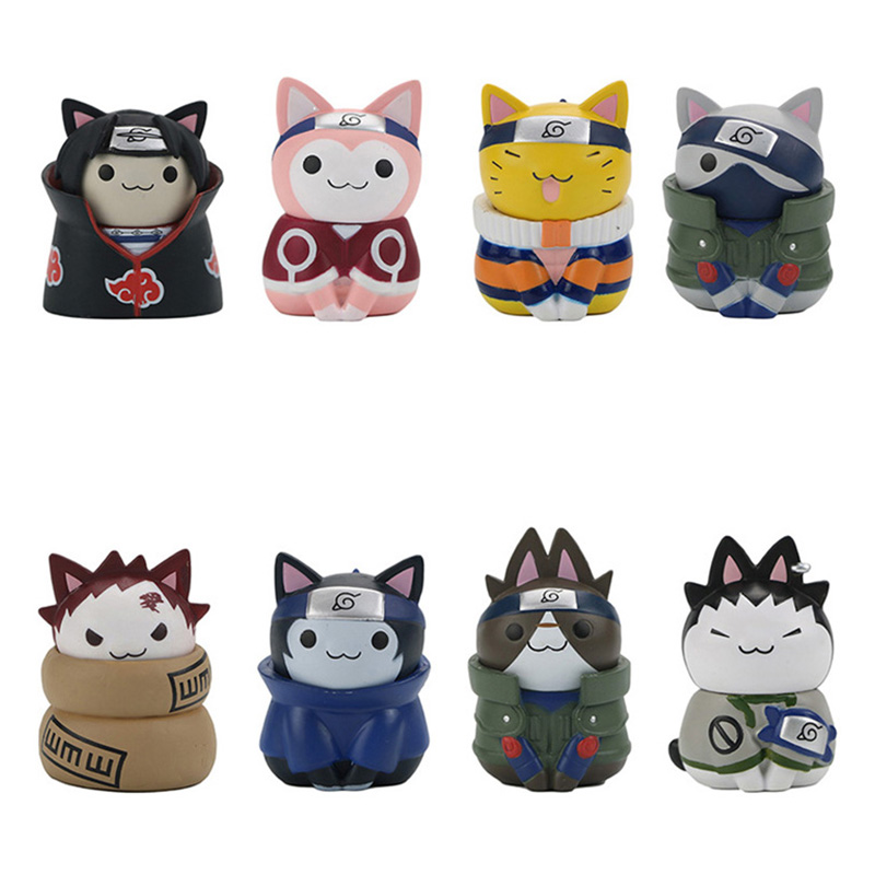 Naruto Headband Metal - Anime Naruto Figure Toys Cute mini