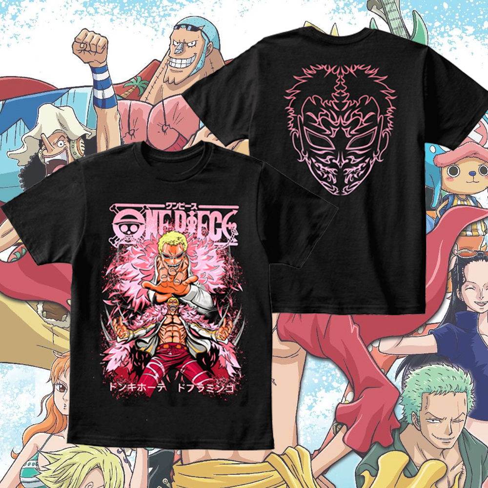 Anime Cosplay Duo - Anime Villain Character Doflamingo Double-Sided Print