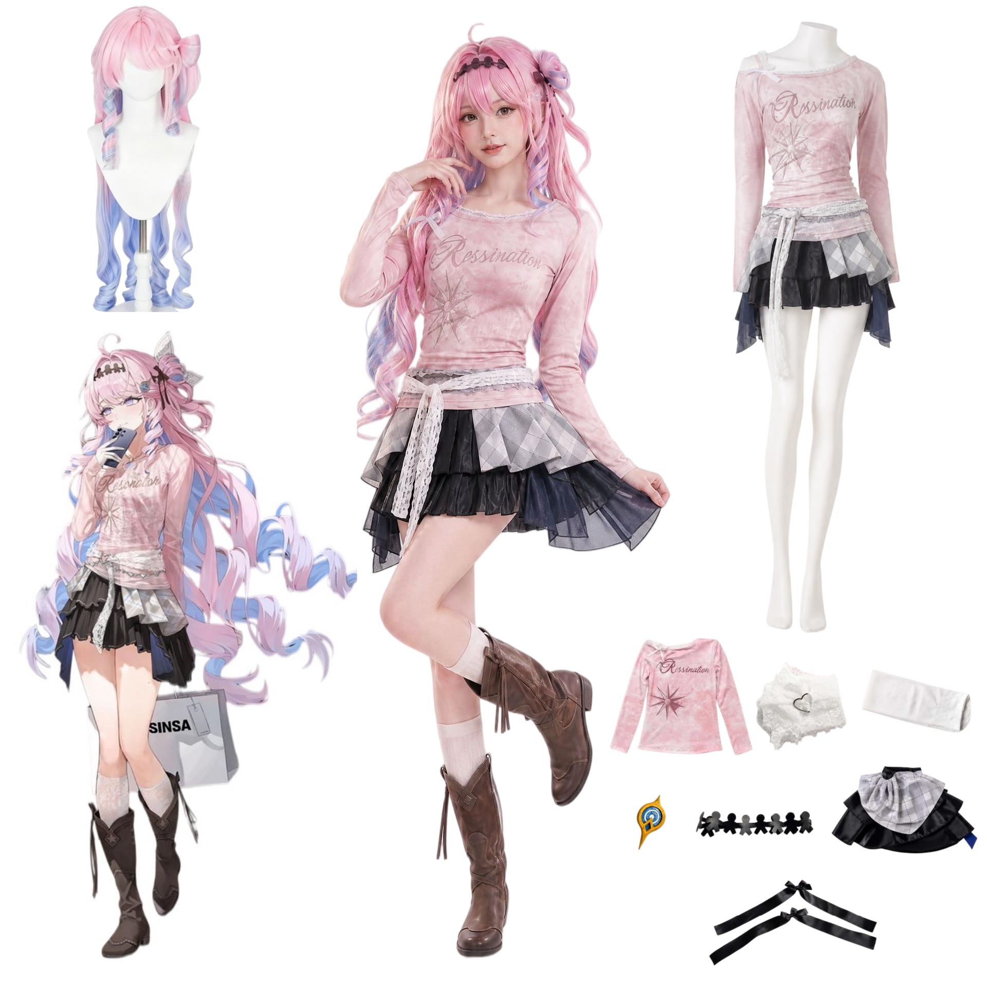 Convention Cosplay Anime - Wuthering Waves Denia New Skin Cosplay