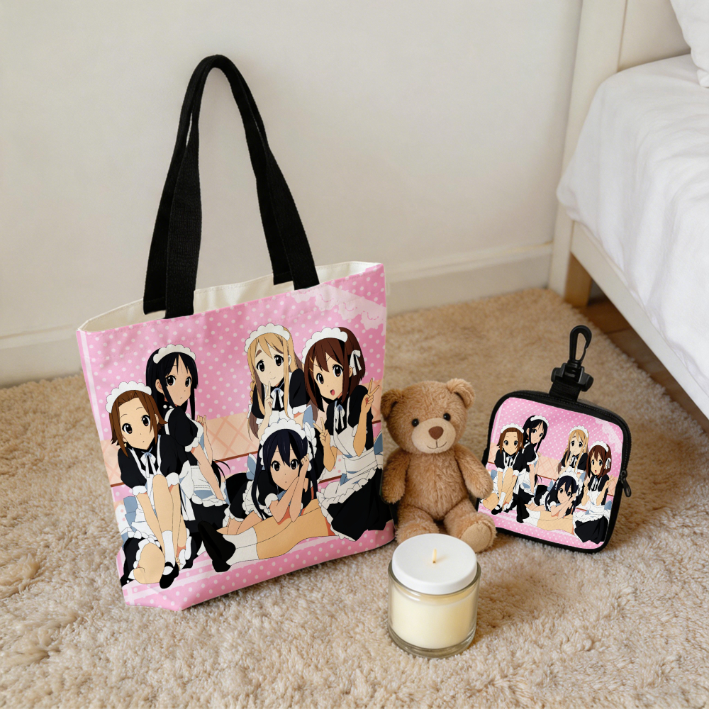 Anime & Cosplay Expo Acx 2025 - K-ON! Anime Maid Outfit Print Tote