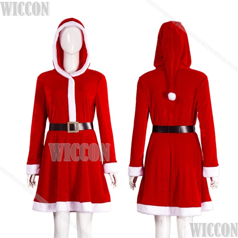 Anime Cosplay Events 2026 - 2026 New Red Christmas Dress Hood