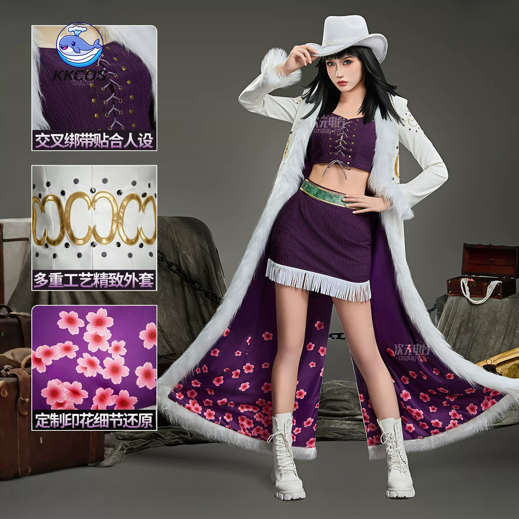 KKCos Nico Robin Cosplay Costu - Anime Cosplay Robin avaliação e preço