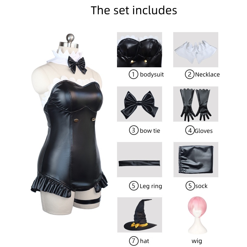 Re:Zero Rem Cosplay Costume Ma - Anime Cosplay Rem avaliação e preço