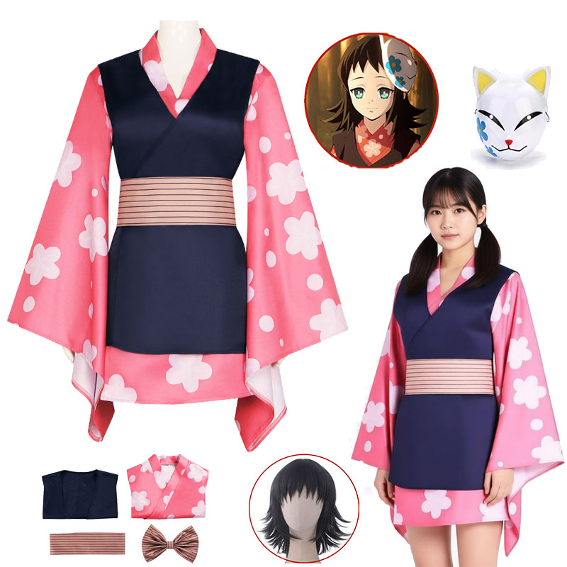 Anime Kimetsu Cosplay Costume  - Anime Cosplay Kimono avaliação e preço