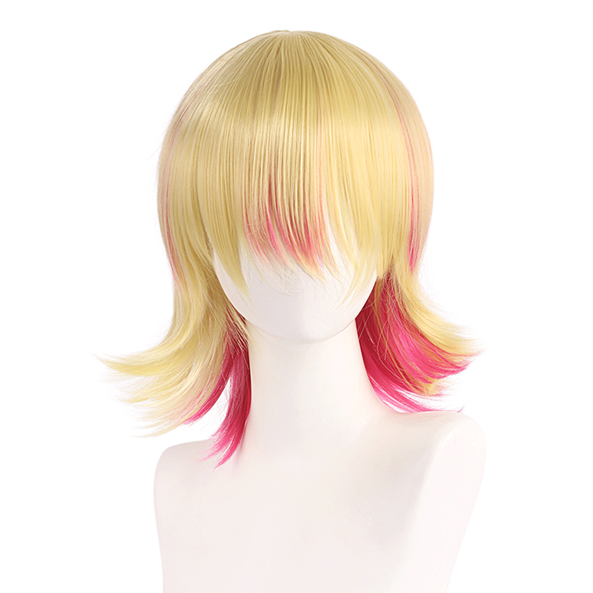 Synthetic Cosplay Wig Short Bl - Anime Cosplay Duo avaliação e preço