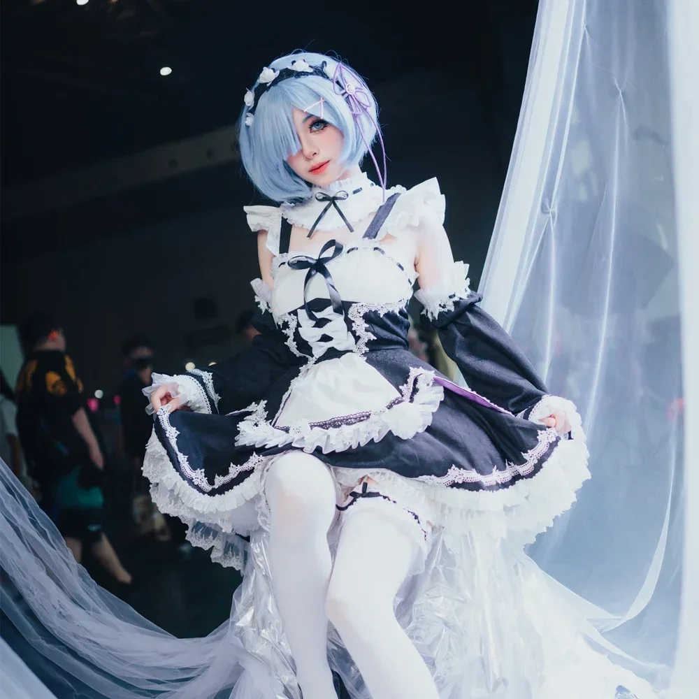 New Anime Maid Rem Cosplay Cos - Anime Cosplay Rem avaliação e preço