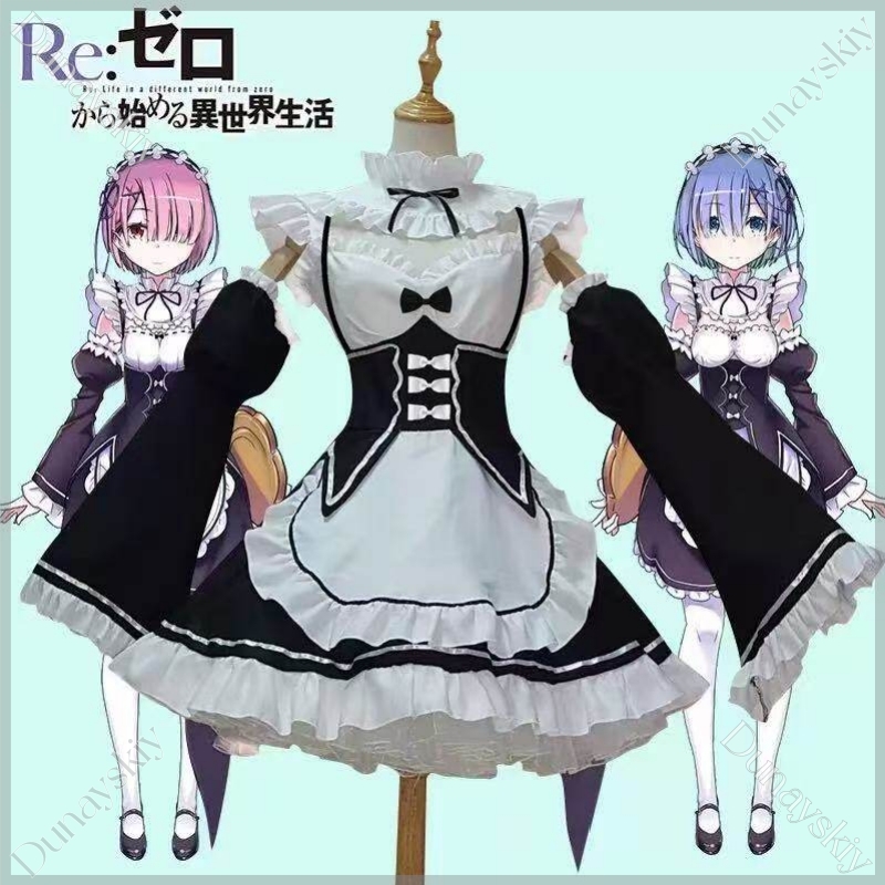 RE0 Rem Ram BJD Fits 100-170cm - Anime Cosplay Rem avaliação e preço