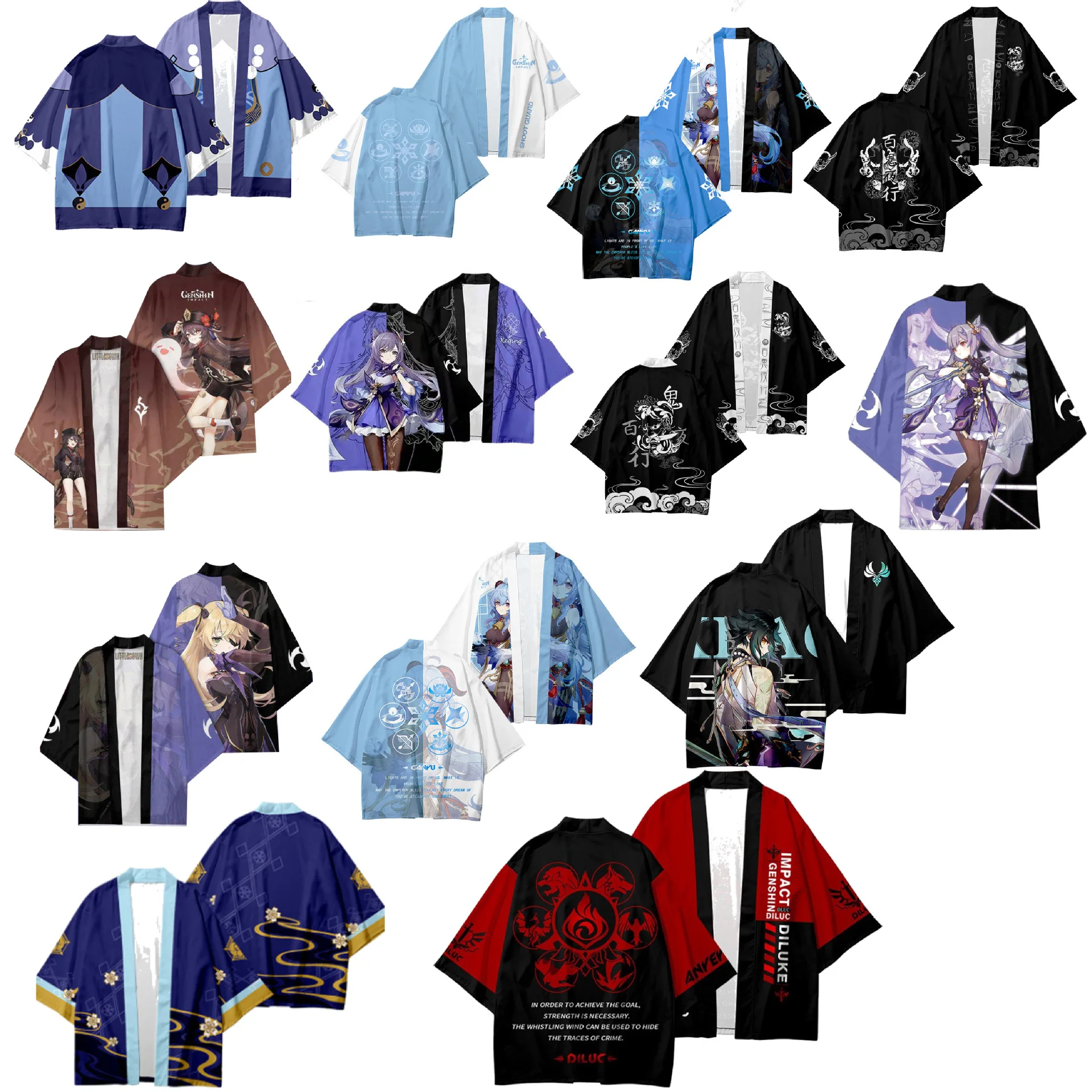 Genshin Impact Kaedehara Kazuh - Anime Cosplay Kimono avaliação e preço