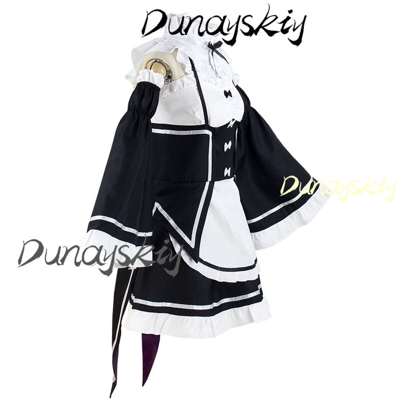 Rem Ram Cosplay Costume Anime  - Anime Cosplay Rem avaliação e preço