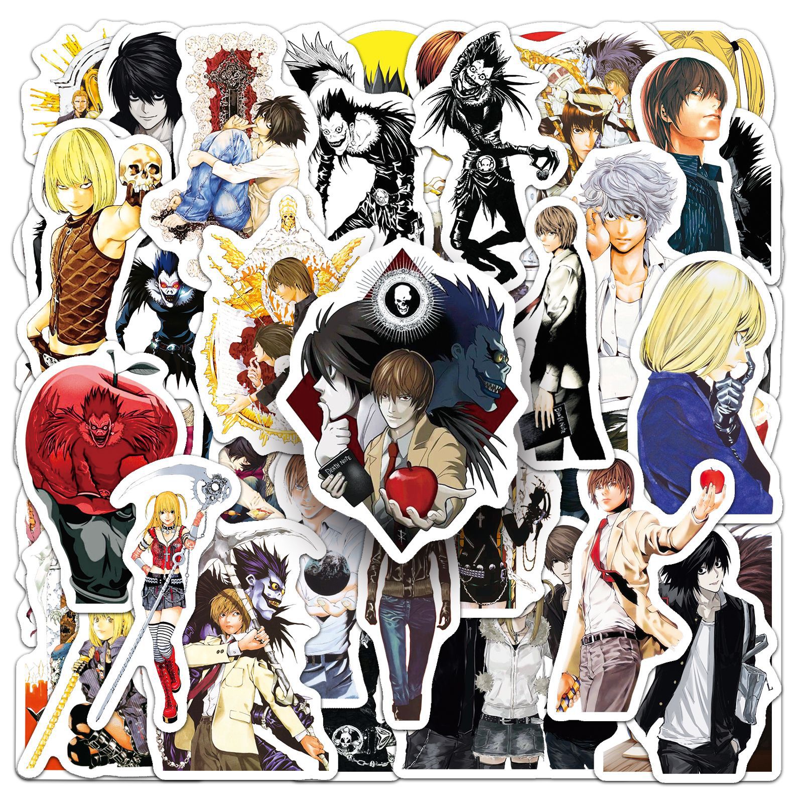 50PCS Death Note Stickers Yaga - Death Note Replica avaliação e preço