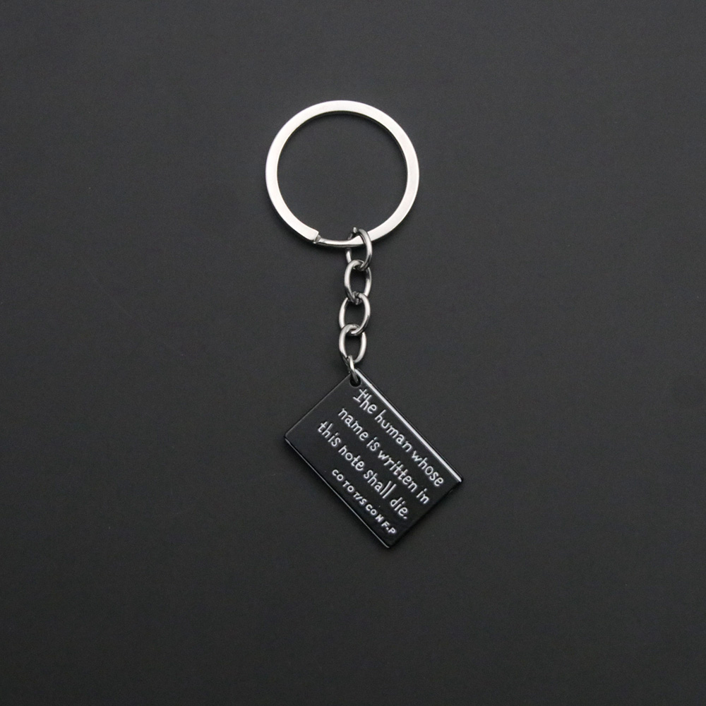 Anime Death Note Keychain Doub - Death Note Replica avaliação e preço
