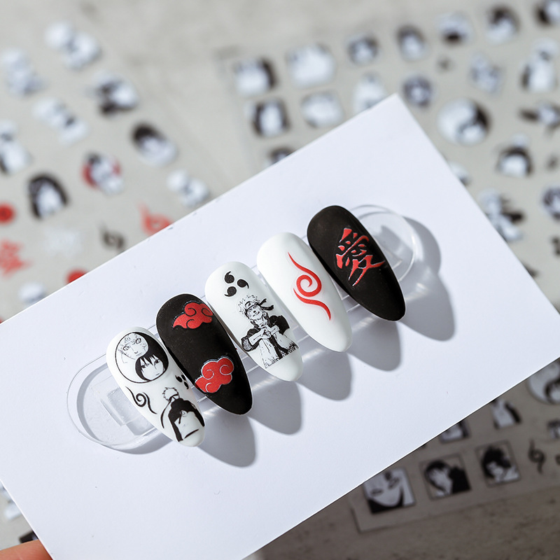Narutos Peripheral 5D Nail Art - Naruto Headband Metal avaliação e preço
