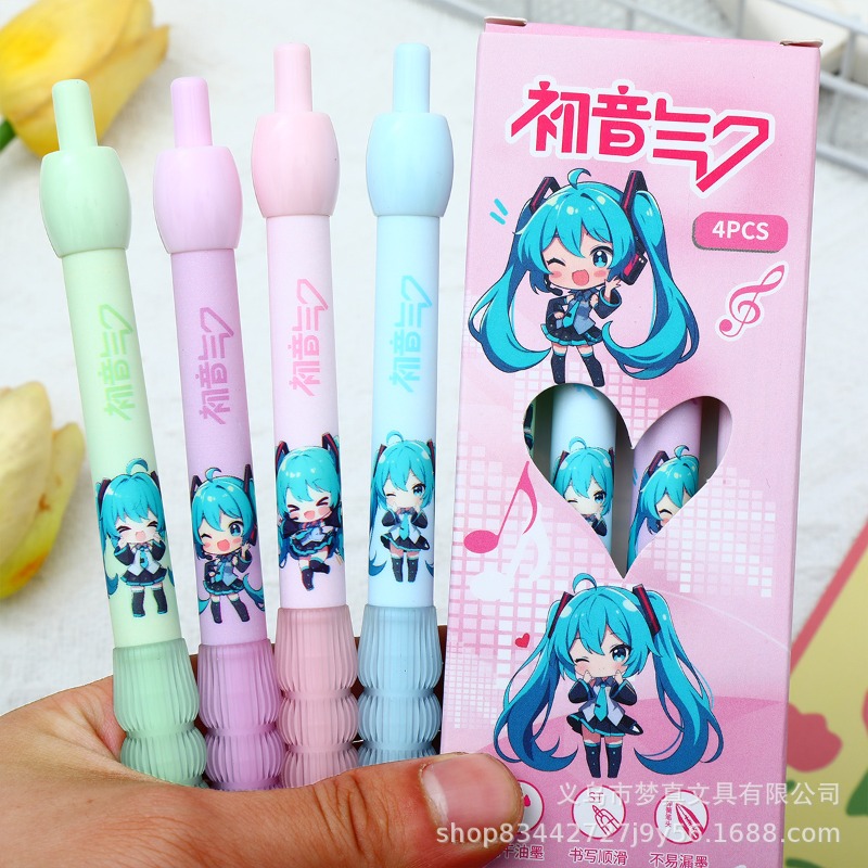 Kawaii Hatsune Miku Gel Pen Cu - Anime Cosplay Ai avaliação e preço