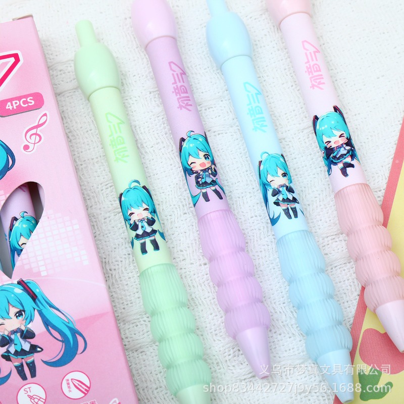 Kawaii Hatsune Miku Gel Pen Cu - Anime Cosplay Ai avaliação e preço