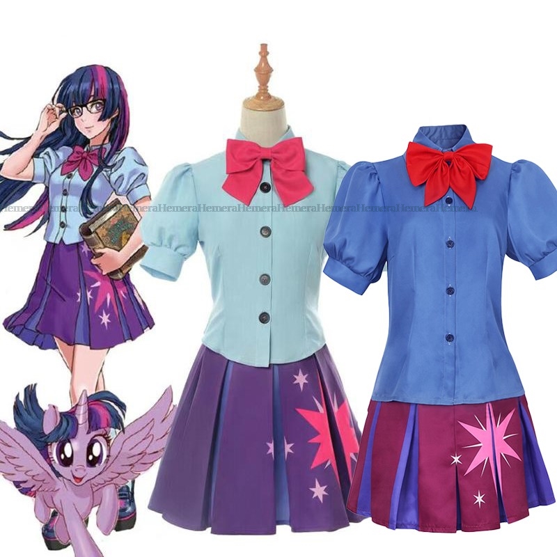 Anime Little Pony Twilight Spa - Anime Cosplay Little Girl avaliação e preço
