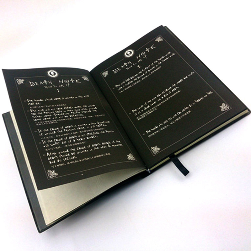 Anime Death Notebook Set Leath - Death Note Replica avaliação e preço