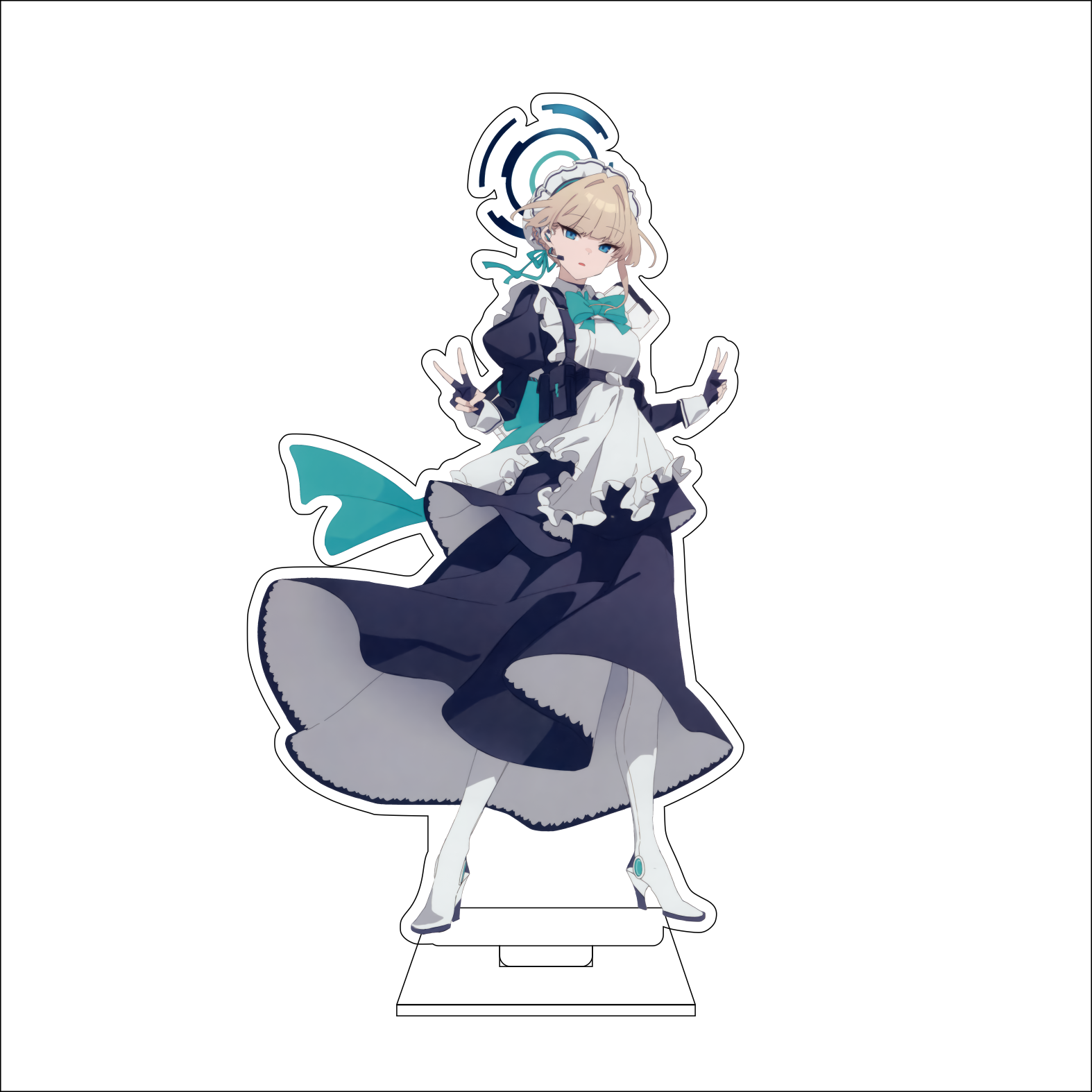16CM Anime Blue Archive Cospla - Anime Cosplay Sus avaliação e preço