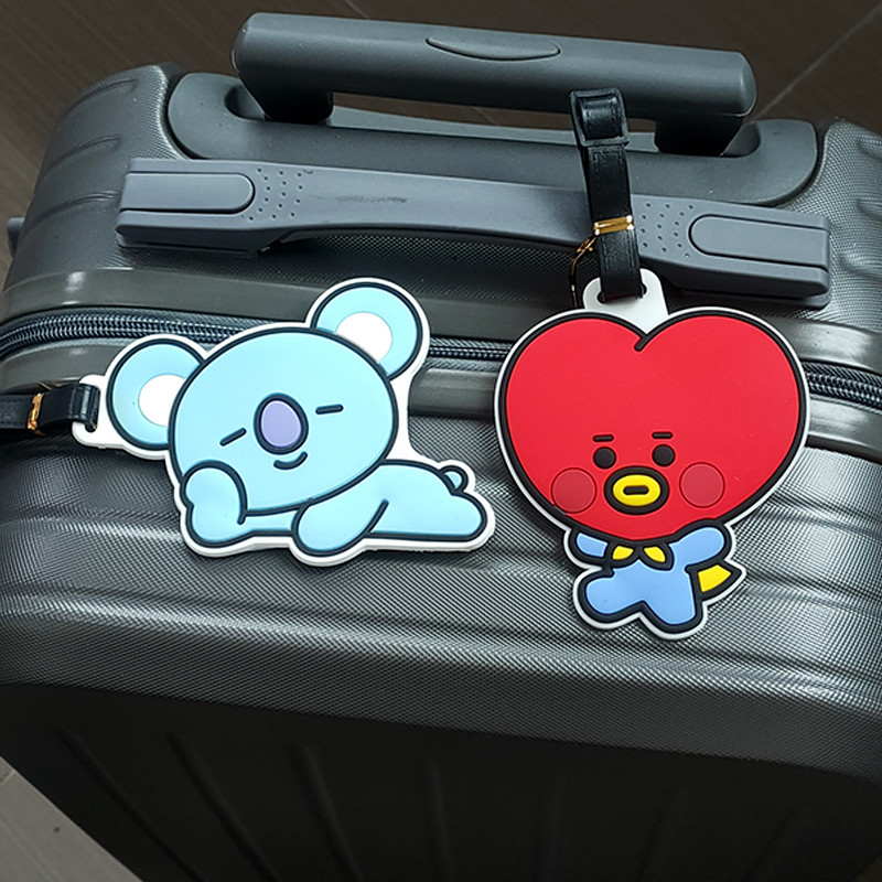 Anime BT21 Travel Luggage Tags - Anime Cosplay Girl Name avaliação e preço