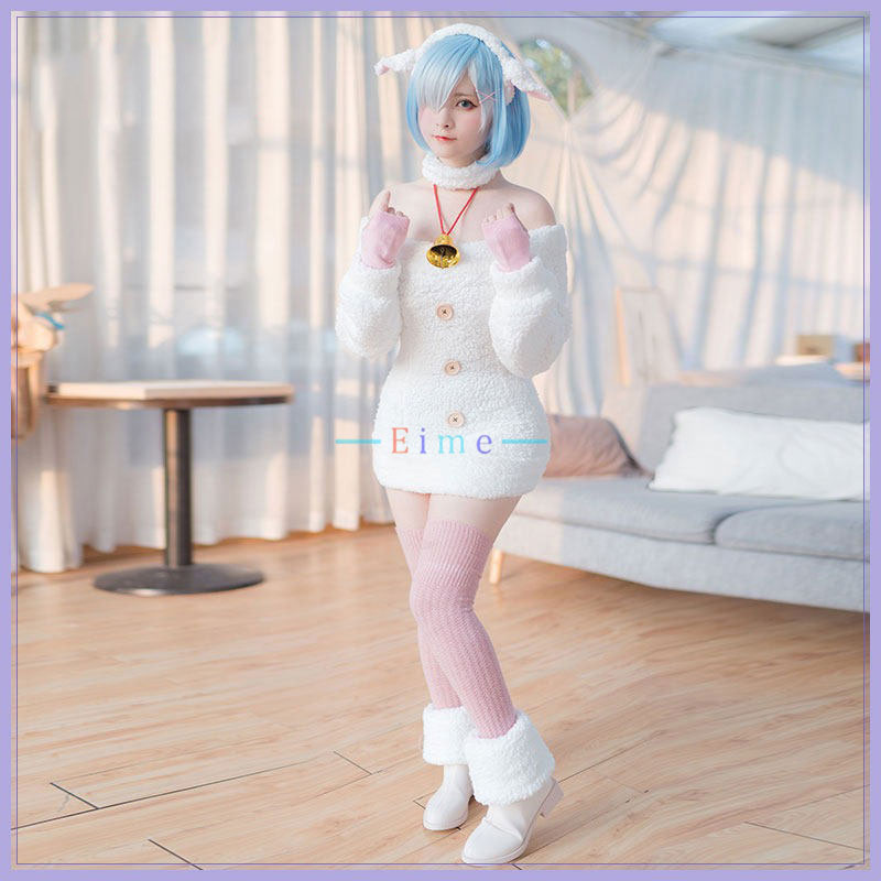 Anime Re Zero Ram Rem Cosplay  - Anime Cosplay Rem avaliação e preço