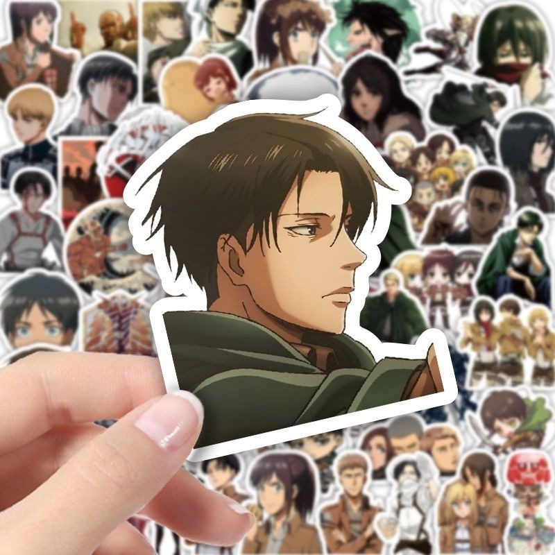 60Pcs Attack on Titan Anime St - Anime Cosplay Cute avaliação e preço