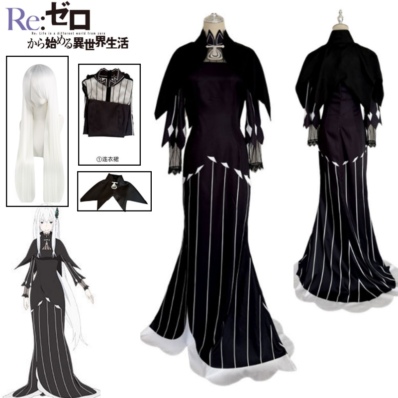 Echidna Cosplay Costume Black  - Anime Cosplay Zero Two avaliação e preço