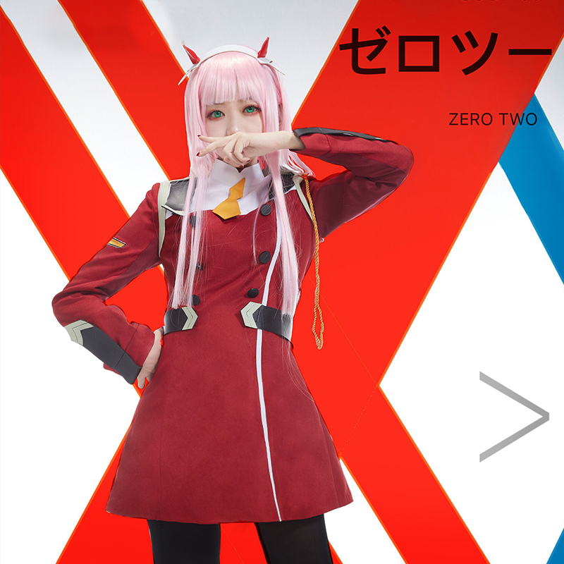 2018 New Japanese Anime DARLIN - Anime Cosplay Zero Two avaliação e preço