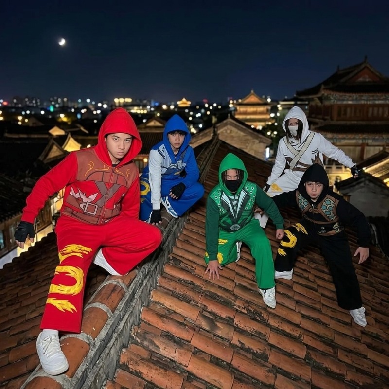 Ninja Warrior Armor Hoodie Set - Anime & Cosplay Expo Acx 2025 avaliação e preço