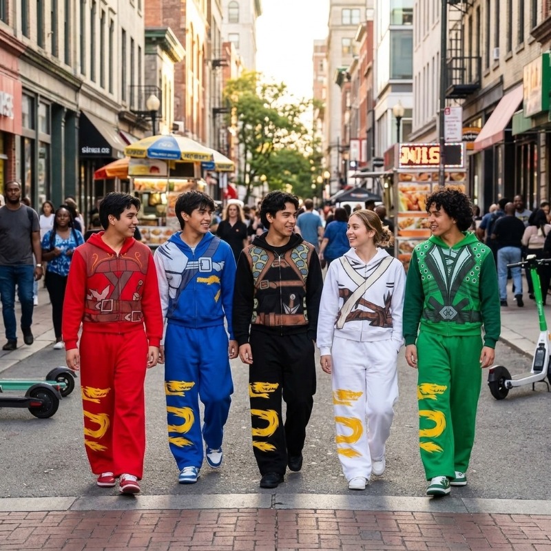 Ninja Warrior Armor Hoodie Set - Anime & Cosplay Expo Acx 2025 avaliação e preço