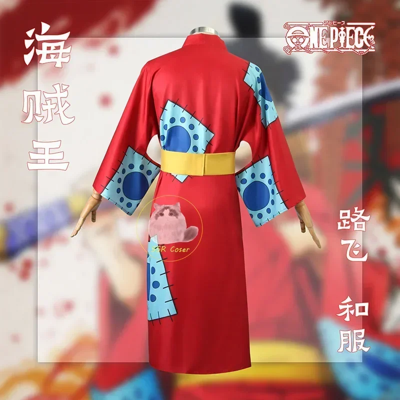 Anime Luffy Cosplay Costume, W - Anime Cosplay Kimono avaliação e preço