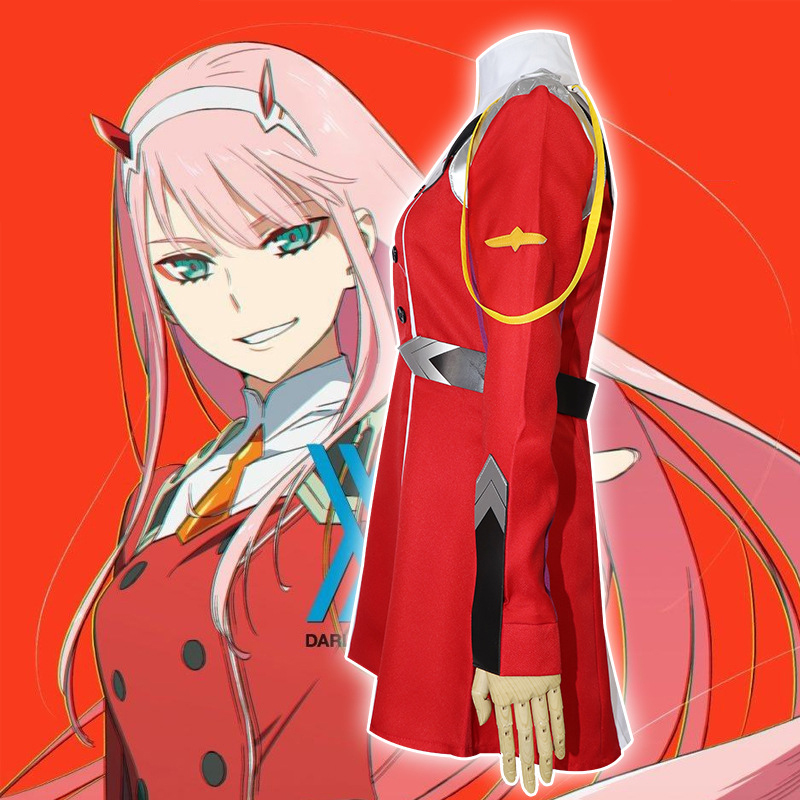 Anime 02 Dresses DARLING in th - Anime Cosplay Zero Two avaliação e preço