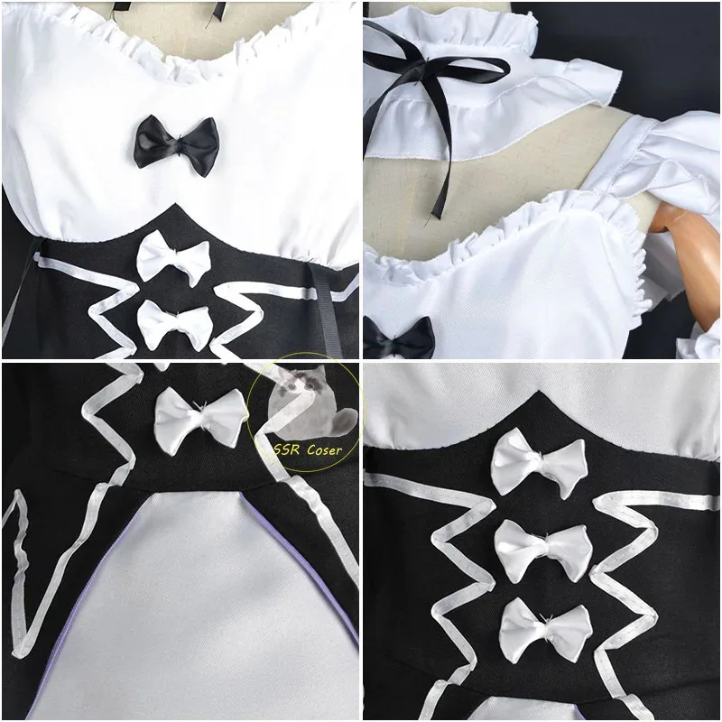 2025 Rem Ram Maid Cosplay Cost - Anime Cosplay Rem avaliação e preço