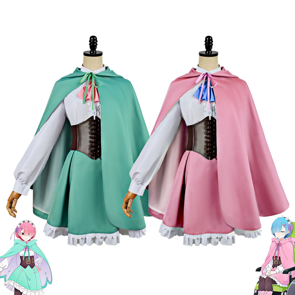 Anime Re:Zero Rem Ram Cosplay  - Anime Cosplay Rem avaliação e preço