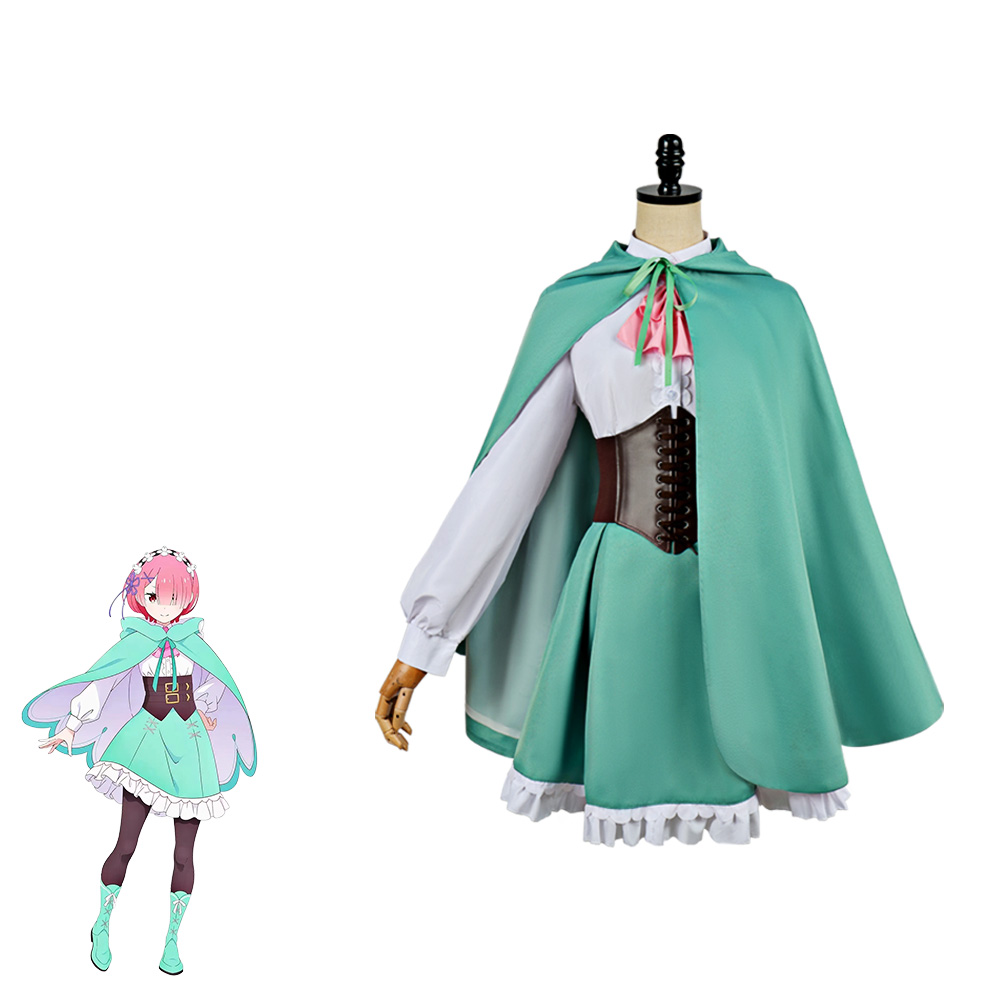 Anime Re:Zero Rem Ram Cosplay  - Anime Cosplay Rem avaliação e preço